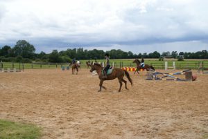 Cours d'équitation obstacles